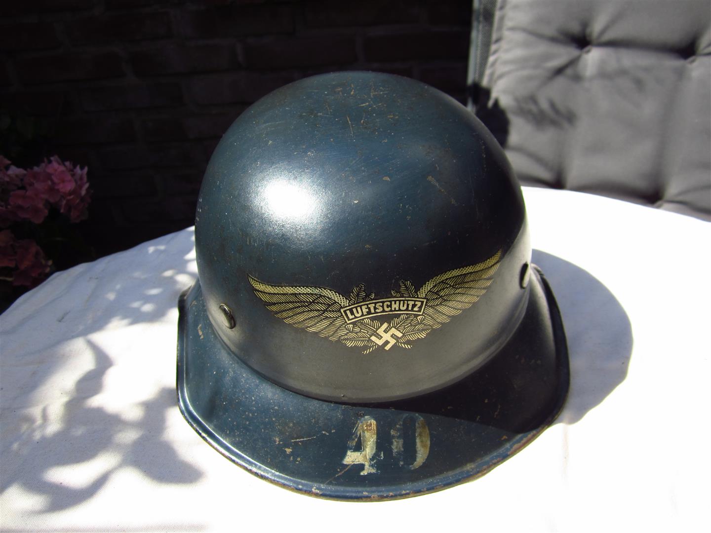 WW2 German Luftschutz Gladiator Helmet